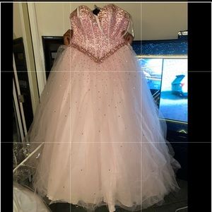 Baby Pink Sweet 16 Dress